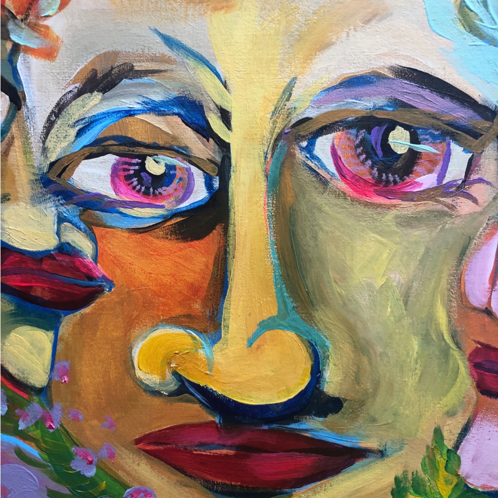 Original Art acrylic painting 12x12” one-of-a-kind visit my shop for new pieces! - Picture 3 of 5
